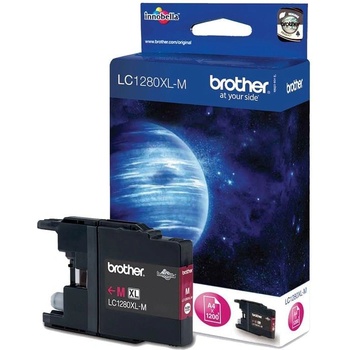 Brother Оригинален патрон Brother LC1280XL, 1200 страници/5%, Magenta (3015100062)