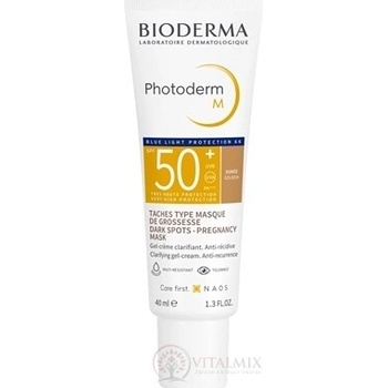 BIODERMA Photoderm M SPF 50+ gél - krém, tmavý (inov.2022) 40 ml