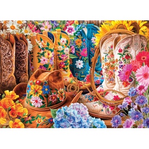 EUROGRAPHICS - Puzzle Cowgirl Boots - 1 000 piese