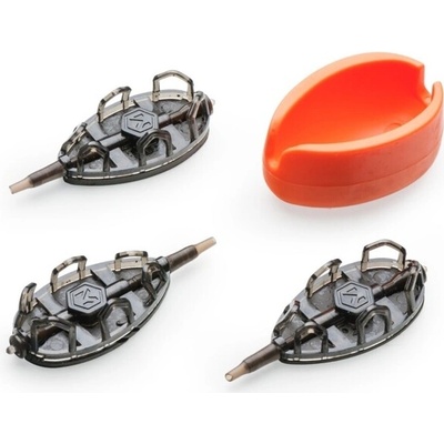 MIVARDI - Krmítko Method Feeder Set QMR Grip L 30 g + 40 g + 50 g + Formička