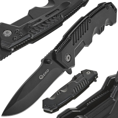 GEKO Nůž taktický zavírací BLACK SURVIVAL SERIES, 200/85 mm - G01891 – Zboží Dáma