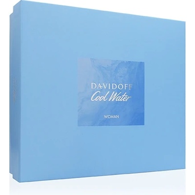 Davidoff Cool Water Woman подаръчен комплект Woman Eau de Toilette 100 ml + мляко за тяло 75 ml + душ гел 75 ml