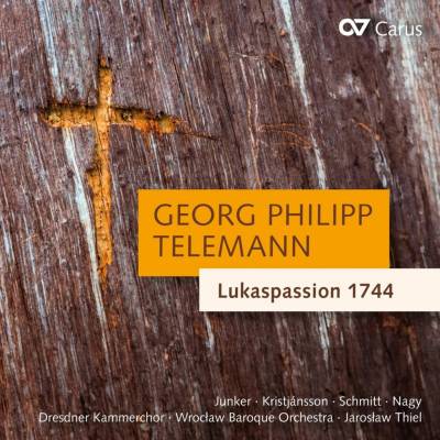 Wrocław Baroque Orchestra - TELEMANN: LUKASPASSION 1744 TVWV 5:29 CD
