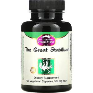 Dragon Herbs Формула за нервната система - The Great Stabilizer - Bupleurum & Dragon Bone, 100 капсули (004482 (448) DH)