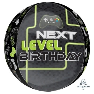 Anagram Koule 3D Level up HB 40cm fóliový balónek