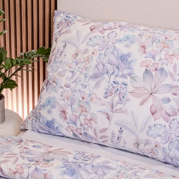 Takoy Bavlna fialové listy-HT-00786 70 x 90 cm