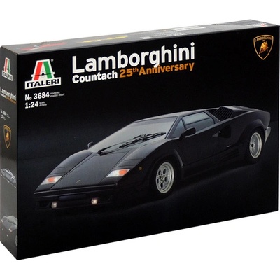 Italeri Lamborghini Countach 25th Anniversary Model Kit 3684 1:24
