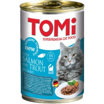 TOMI Cat Salmon and Trout консерва за котки - 0.4кг