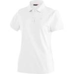 Maier Sports Дамска поло тениска Maier Sports Women's Ulrike Polo shirt - White - размер 40 (EU) (116-5504-0414)