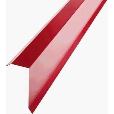 Závětrná lišta horní s odkapem r.š.333mm Al Hliník Lakovaný RAL 3011 červenohnědá dl.2m