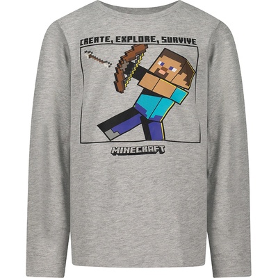 Minecraft Блуза с дълъг ръкав MINECRAFT Steve, размер 140 (GS-MNCT-0031_140)