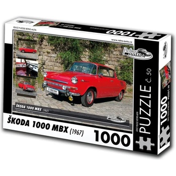 Image 1 of Retro cars - Puzzle Škoda 1000 MBX (1967) - 1 000 piese