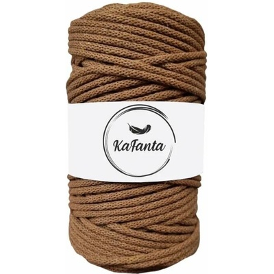 Bavlnená šnúra KaFanta 5 mm - karamelová