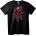 NOONEBRAND Тениска Deadpool Червен Череп - 2XL, White