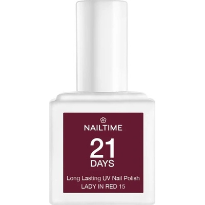 Nailtime 21 DAYS UV 15 Lady in red 8 ml