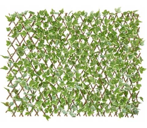 Živý Plot umělý plot Grindi 90x180 cm listnatý