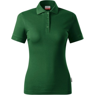 MALFINI Dámska polokošeľa Resist Heavy Polo Fľaškovo zelená