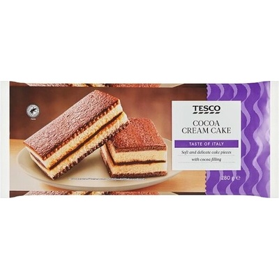 Tesco Cocoa Cream Cake 10 x 28 g
