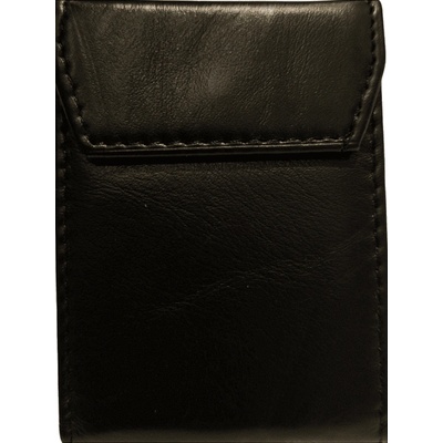 Калъф за лични документи с копче естествена кожа 18 джоба А5