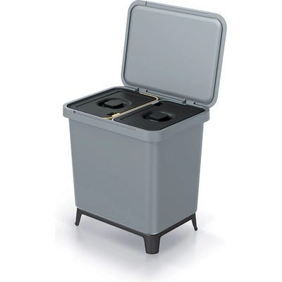 Prosperplast Odpadkový kôš SYSTEMA svetlo šedý 1x23l + 2x10l