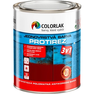 PROTIREZ S2015 syntetická antikorózna farba 2v1 0,6L 6005 machová zelená