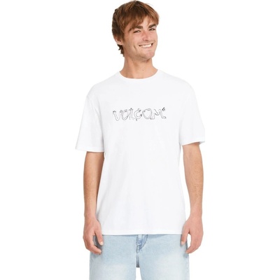 Volcom pánské triko Crazybal Bsc Sst White