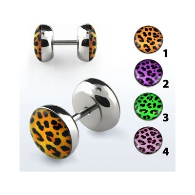 Marre piercing falešný plug leopard AILPB