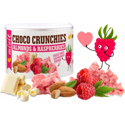 Mixit Crunchies Malinové čokohrudky s mandľami 140 g