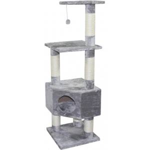 EBI Катерушка за котка loonaa 40 х 40 х 135 см, Сиво - ebi Белгия - 431-413258