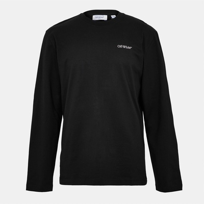 Off White Тениска Off White Men's Arrw Skate Long Sleeve T-Shirt - Black/Pink