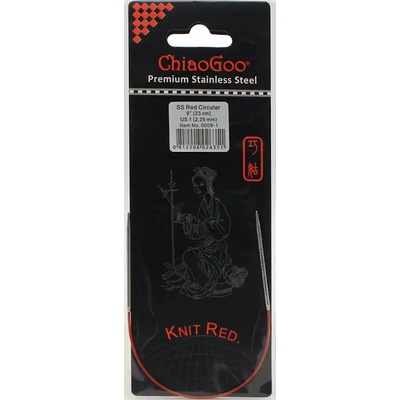 ChiaoGoo Knit Red 23 cm 2,25 mm – Zboží Dáma