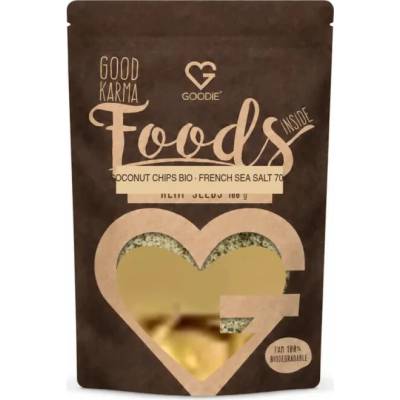 Goodie Kokosové chipsy BIO Francouzská mořská sůl 70 g