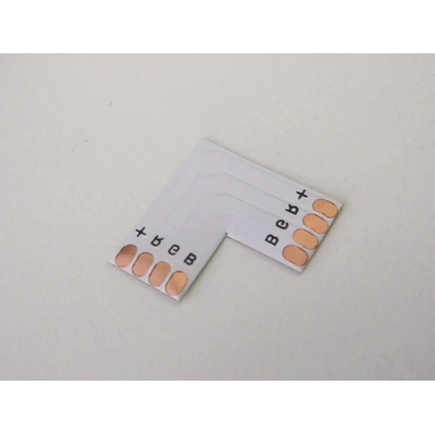 Ledshopik 10495 Pájivá rohová spojka pro RGB LED pásky 10mm