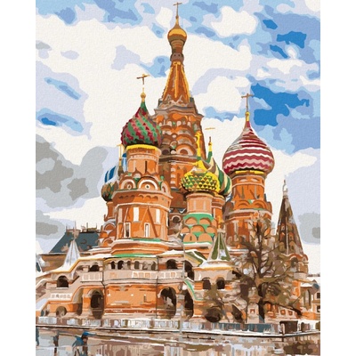 Zuty Malování podle čísel SAINT BASIL'S CATHEDRAL V MOSKVĚ