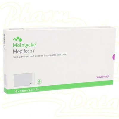 Mepiform samolep.silik.krytí sterilní 10 x 18 cm 5 ks