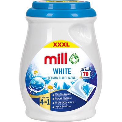 Madonis Капсули за пране MILL PRO 2k White 70 бр. (опаковка от 4 на едро) (MILL PRO Kapsułki White)