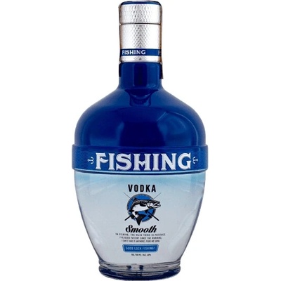 Vodka Fishing Classic Blue 40% 0,7 l (čistá fľaša)
