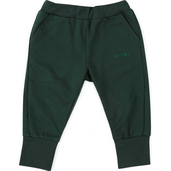 Moniel dětské rostoucí tepláky Basic Dark Green