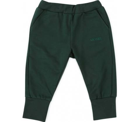 Moniel dětské rostoucí tepláky Basic Dark Green
