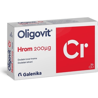 Galenika Oligovit Chrom 200mcg 30 tobolek