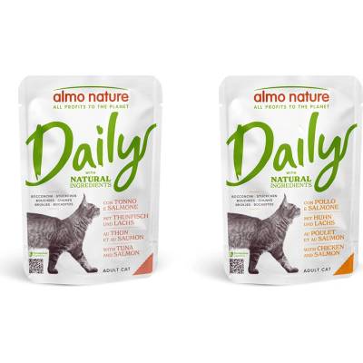 Almo Nature Daily Menu 12 x Mix III (2 druhy) 70 g