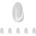 Walteco QF5 biely 2 ks