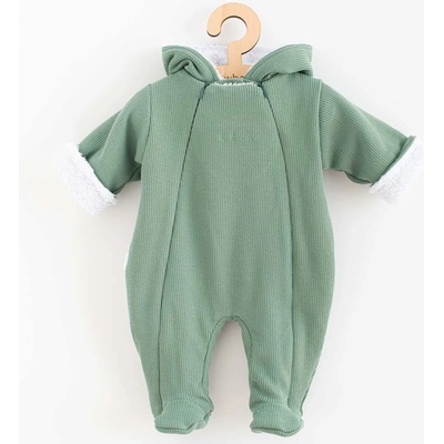 Zimní kojenecká kombinéza s kapucí New Baby Frosty mint zelená – Zboží Dáma