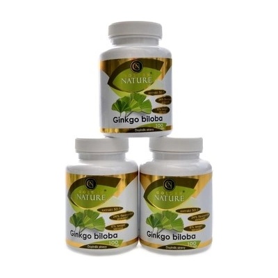 Golden Nature Ginkgo biloba extrakt 50:1 60mg 300 kapsúl