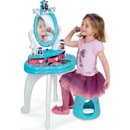 Malá parádnica Detský Kosmetický stolík Frozen Smoby 2v1 so stoličkou a 10 doplnkami 024996