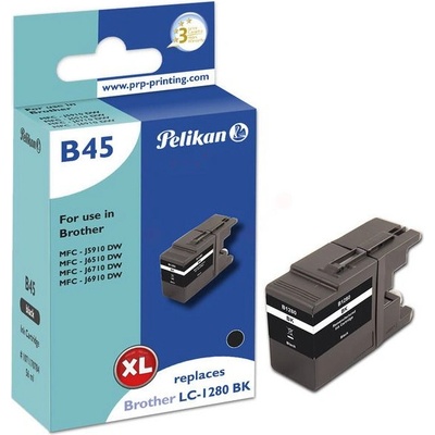 Compatible Тонер, PELIKAN, Brother LC1280XL BK, черен (1071170784)
