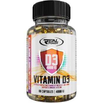 Image 1 of REAL PHARM Vitamin D3 4000IU, 60 Capusles