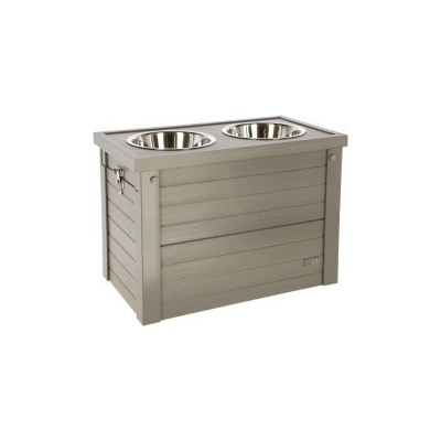 Kerbl zásobník na krmivo EKO plast vrátane dvoch misiek 54 x 30 x 39,5 cm