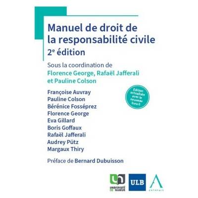 Manuel de droit de la responsabilité civile