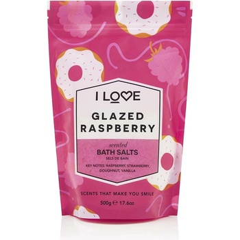 I Love Glazed Raspberry Bath Salts 500 g